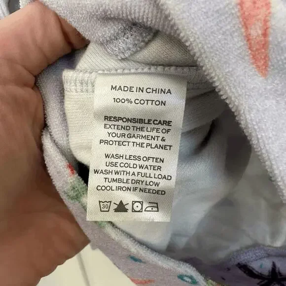 Hill House Allie Zip Hoodie XS Sea Creatures Pastel Coastal Print NWT - Picture 5 of 12